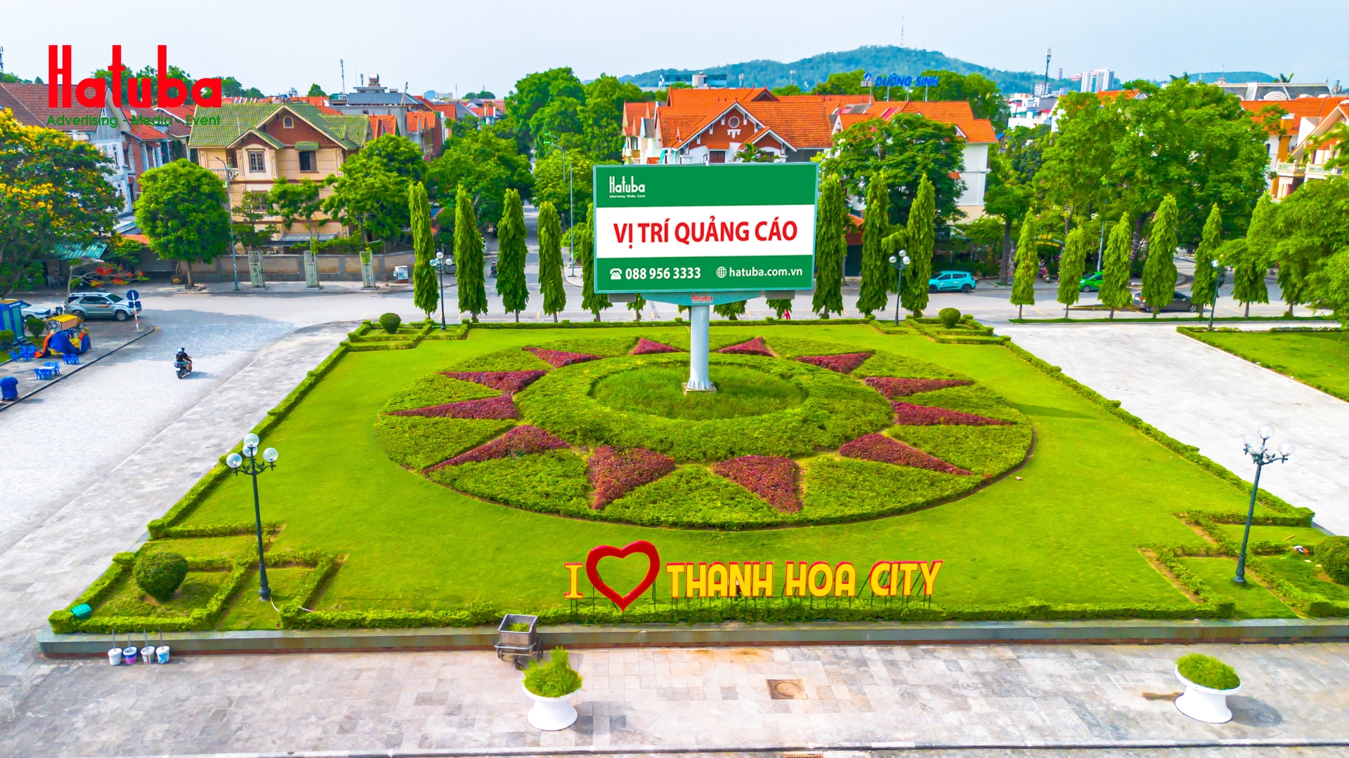 Vị trí màn hình LED ngoài trời Quảng trường Lam Sơn Thanh Hóa 47.5m2 