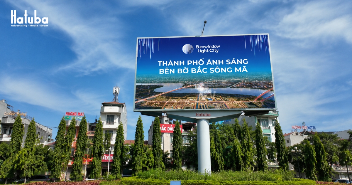 Chiến dịch biển quảng cáo ngoài trời ấn tượng của Eurowindow Light City tại Thanh Hóa do Hatuba triển khai