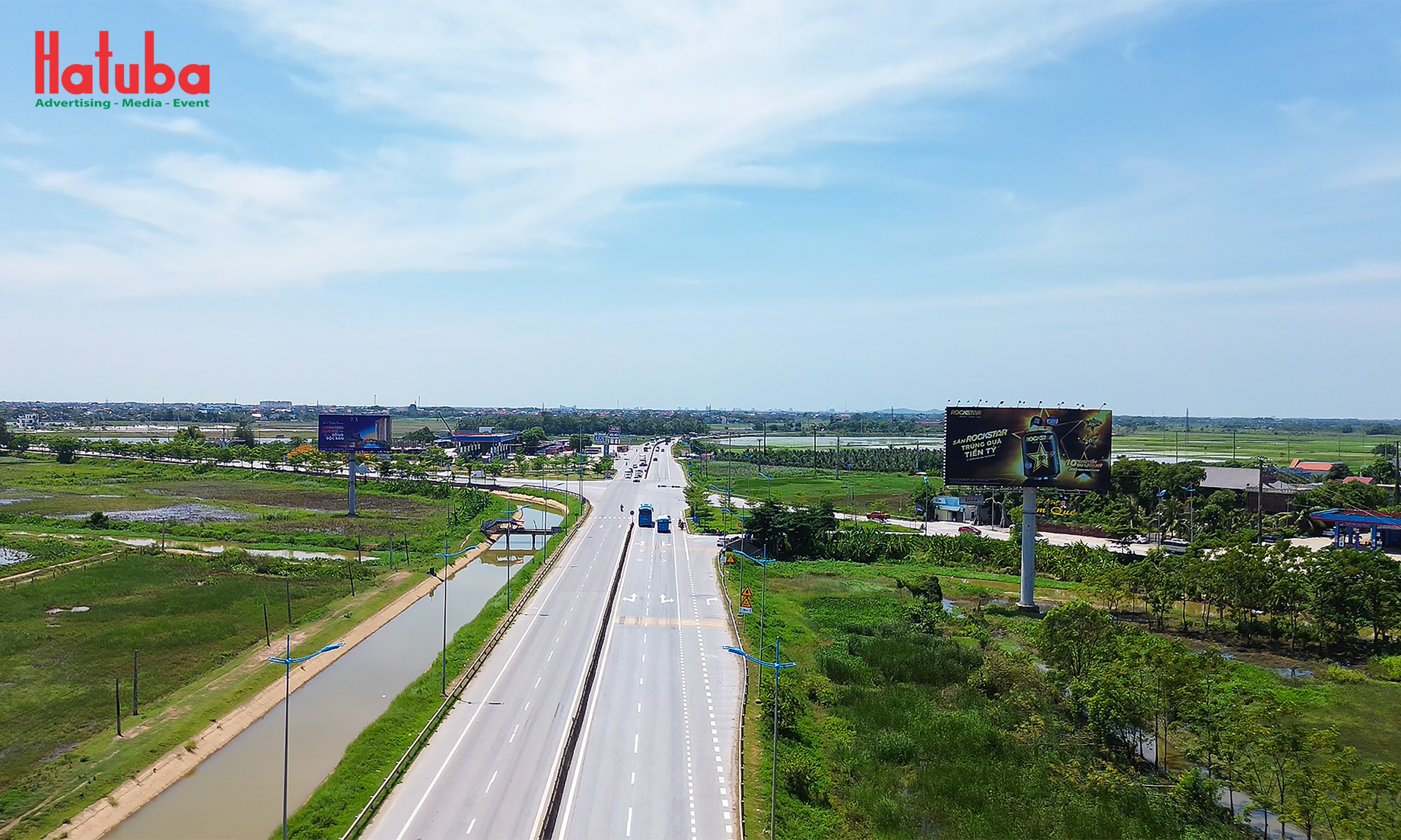 Tuyến Quốc lộ 1A qua Hoằng Hóa, Thanh Hóa — vị trí triển khai billboard quảng cáo ngoài trời của Rockstar