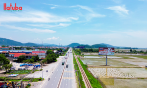 Billboard quảng cáo ngoài trời Sunhouse Vua Gió Mát trên Quốc lộ 1A đoạn qua Hoằng Hóa, Thanh Hóa