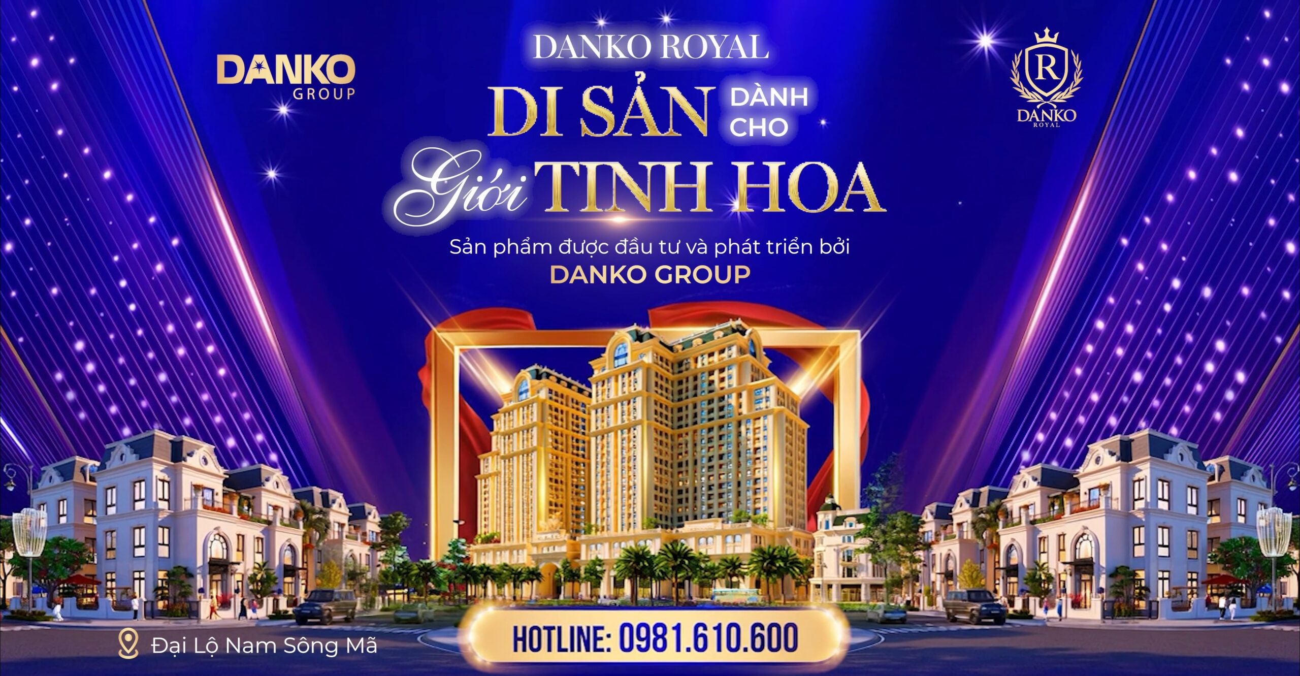 Màn hình LED quảng cáo Danko The Country tại trung tâm thành phố Thanh Hóa do Hatuba triển khai
