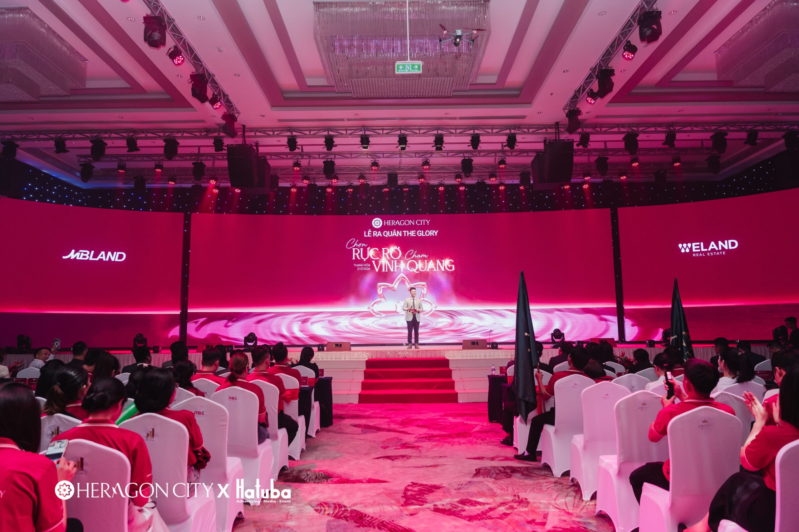 MC điều phối chương trình Lễ ra quân The Glory tại Thanh Hóa