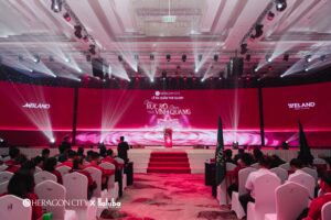 Toàn cảnh sân khấu màn hình LED Lễ ra quân The Glory Heragon City