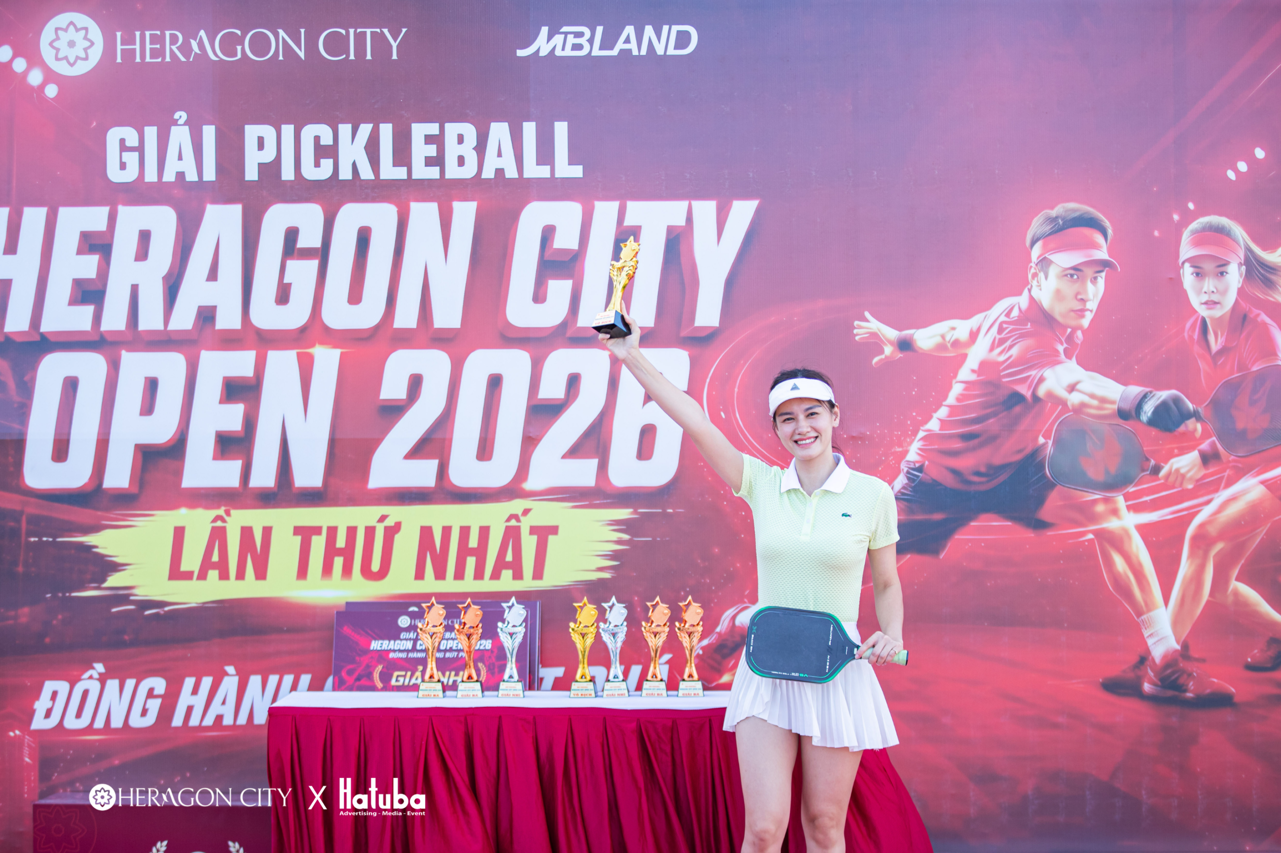 Vận động viên tại giải Pickleball Heragon City Open 2026 do HATUBA tổ chức