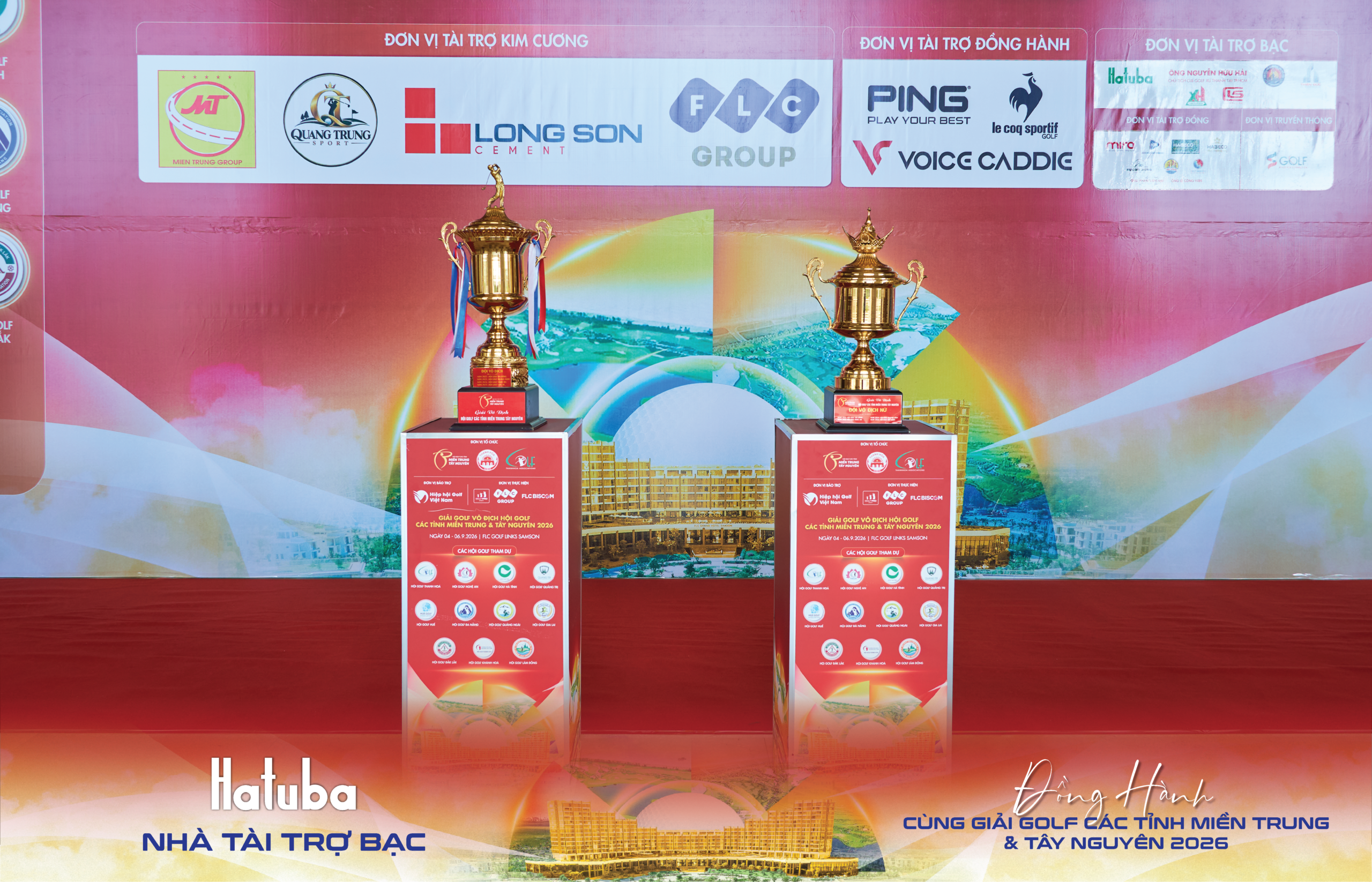 Cúp Giải Golf Miền Trung Tây Nguyên 2026 HATUBA đồng hành Nhà tài trợ Bạc