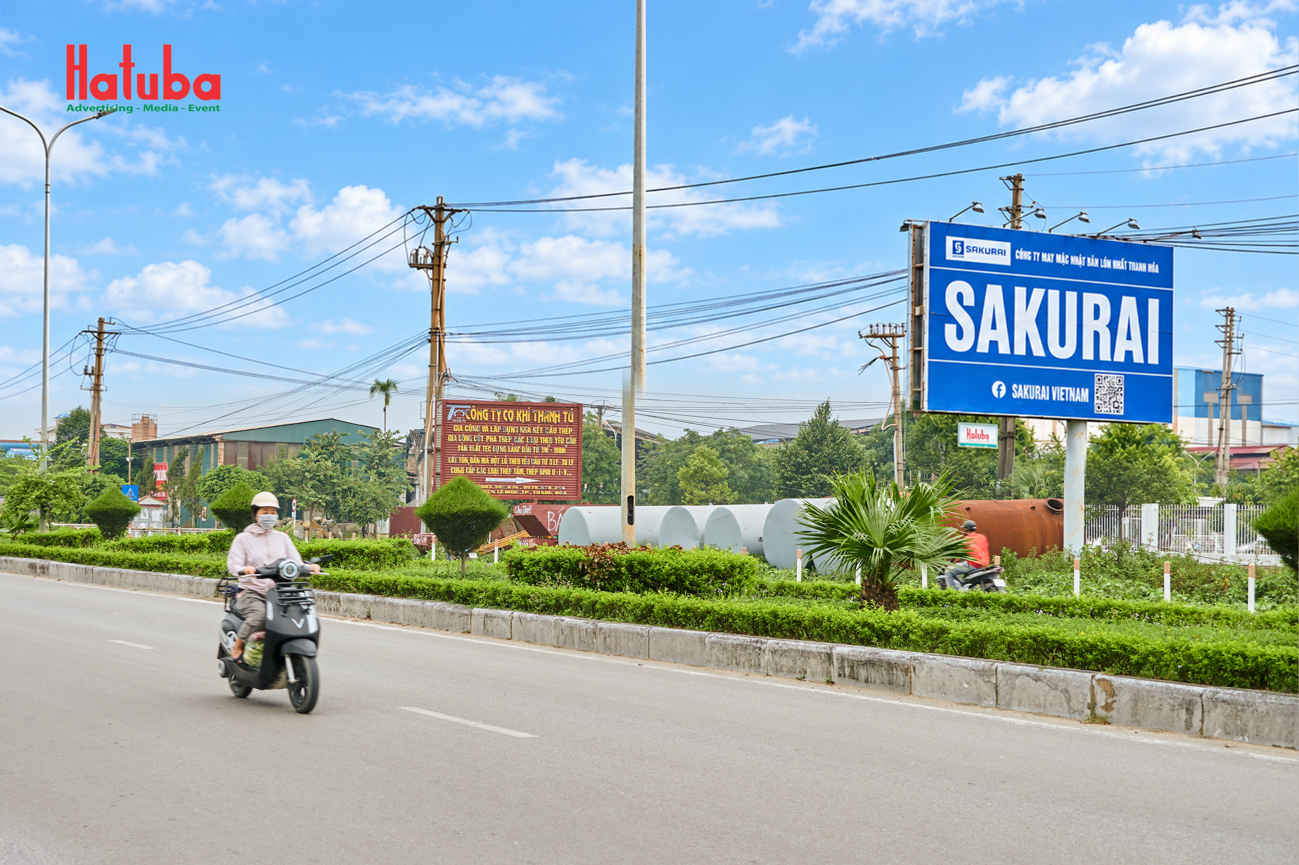 Dự án quảng cáo Pano & Billboard Sakurai do HATUBA thực hiện tại Thanh Hóa 
