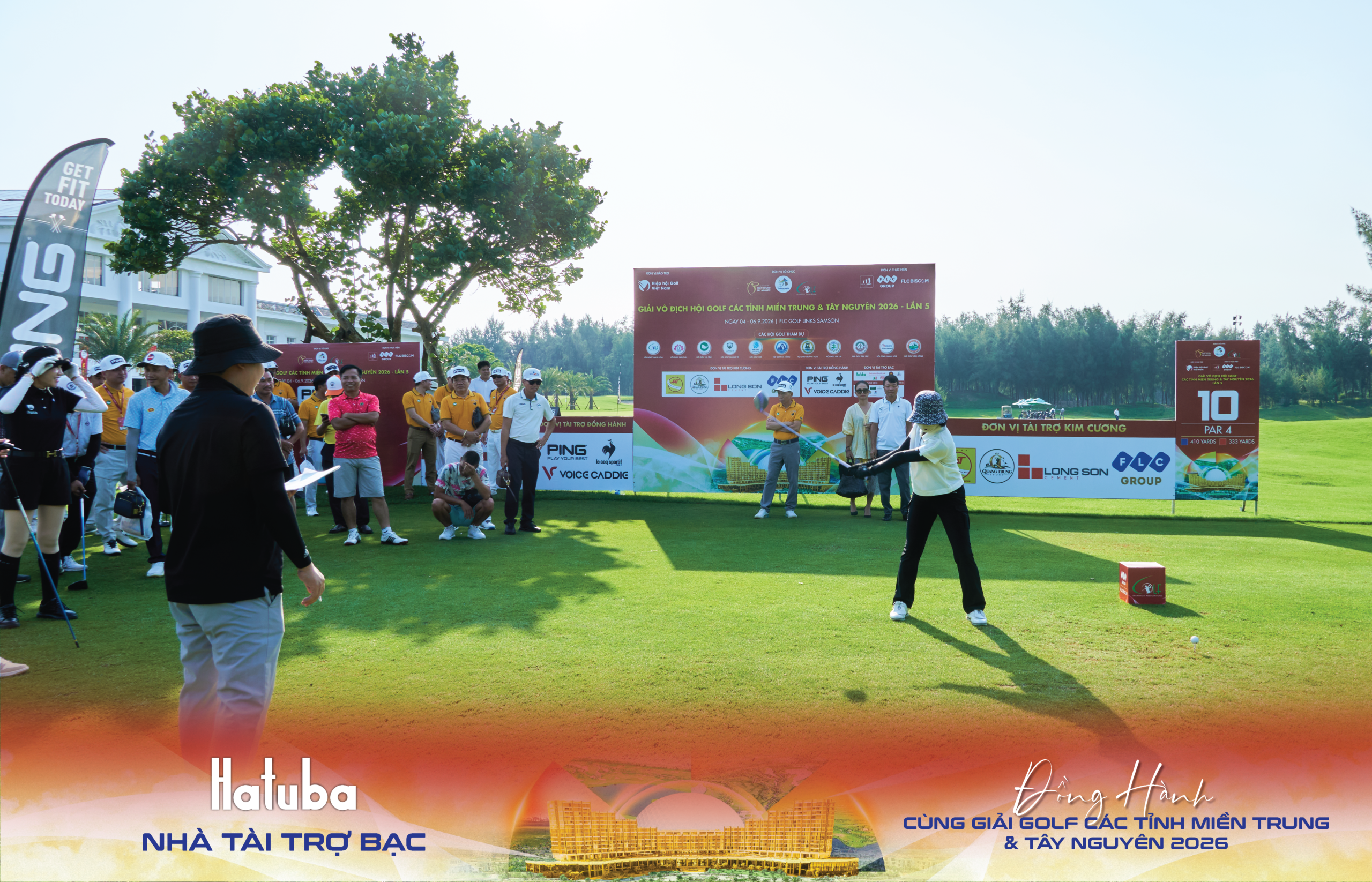 Golfer thi đấu tại Giải Golf Miền Trung Tây Nguyên 2026 FLC Golf Links Sầm Sơn