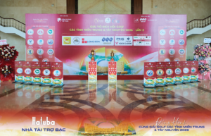 HATUBA thiết kế backdrop và hệ thống nhận diện Giải Golf Miền Trung Tây Nguyên 2026