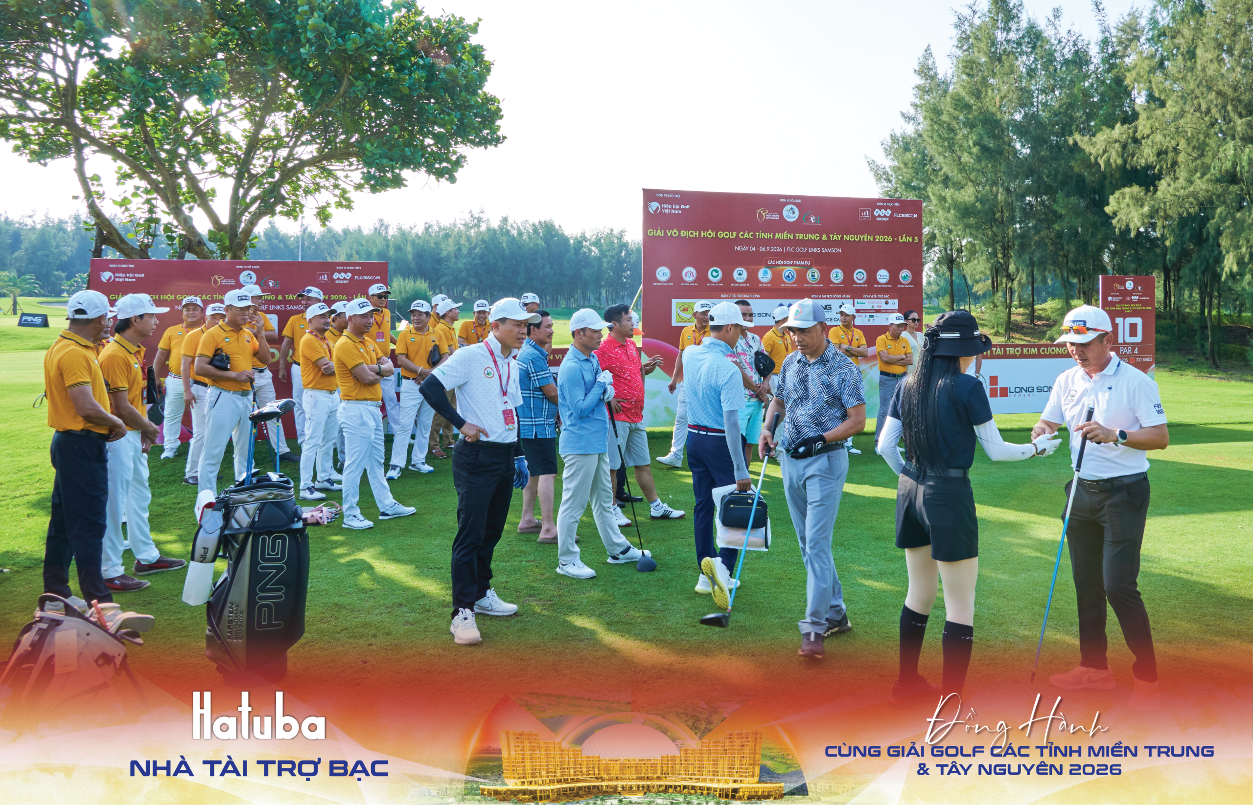 Golfer tham dự Giải Vô địch Hội Golf các tỉnh Miền Trung Tây Nguyên 2026