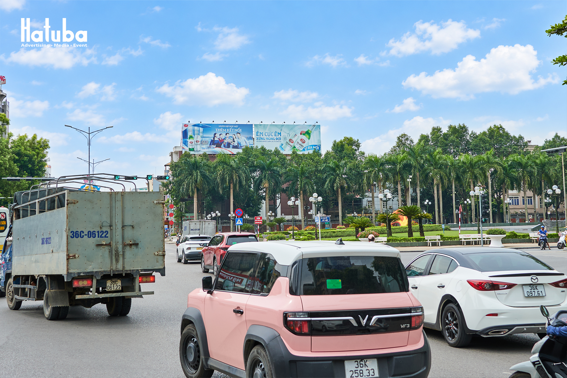 Pano Bia Sài Gòn giúp tăng độ phủ thương hiệu tại khu vực giao thông đông đúc