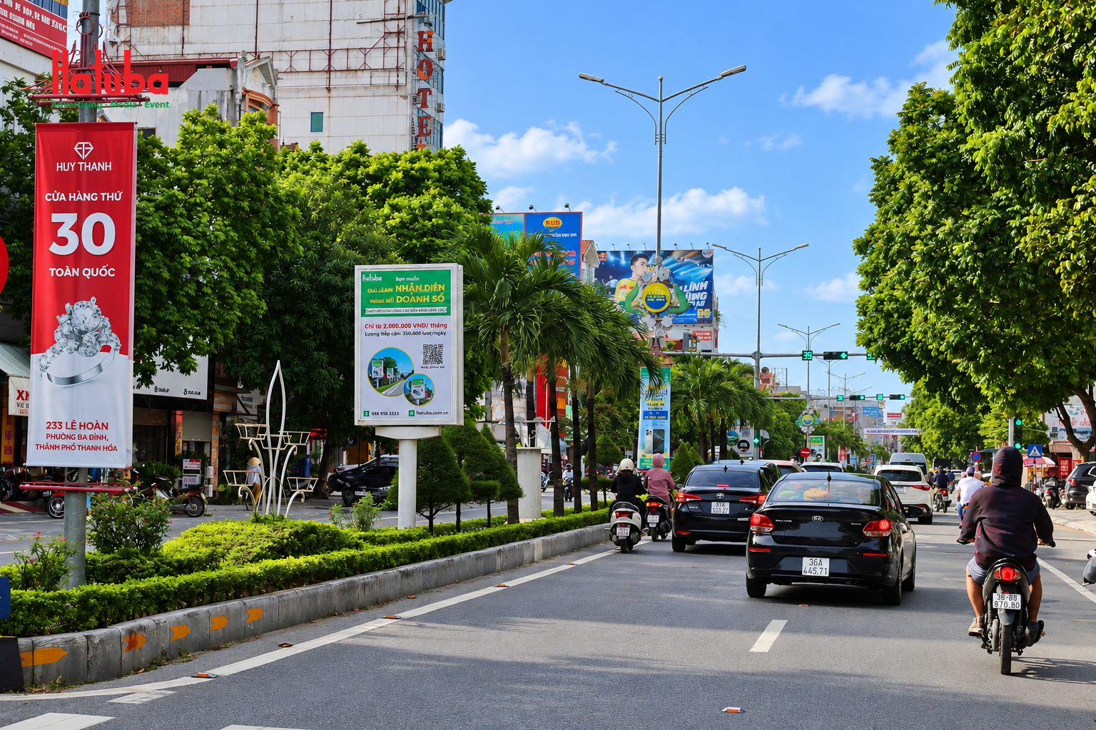 Chi phí quảng cáo ngoài trời trên Quốc lộ 1A và khả năng tiếp cận khách hàng lưu thông liên vùng