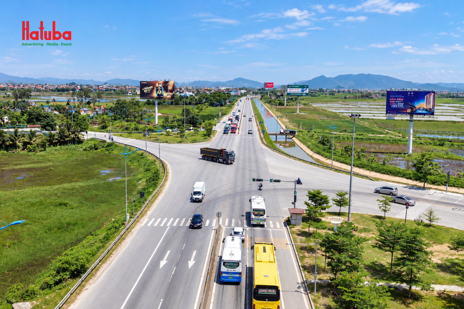 Chi phí thuê vị trí quảng cáo ngoài trời tại Thanh Hóa dựa trên khu vực, hướng nhìn, kích thước và thời gian khai thác